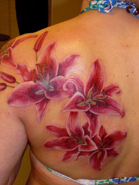 orquideas 3d 11 - tatuajes de orquídeas