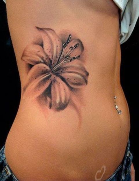 orquideas 3d 3 - tatuajes de orquídeas