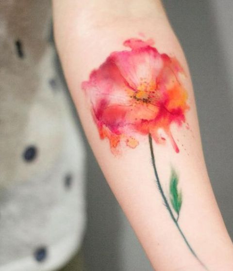 orquideas brazo 1 - tatuajes de orquídeas