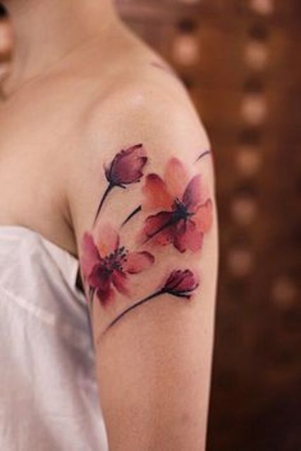 orquideas brazo 2 - tatuajes de orquídeas