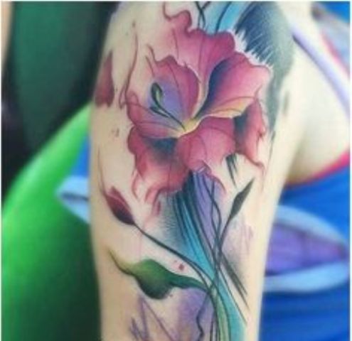 orquideas brazo 7 - tatuajes de orquídeas