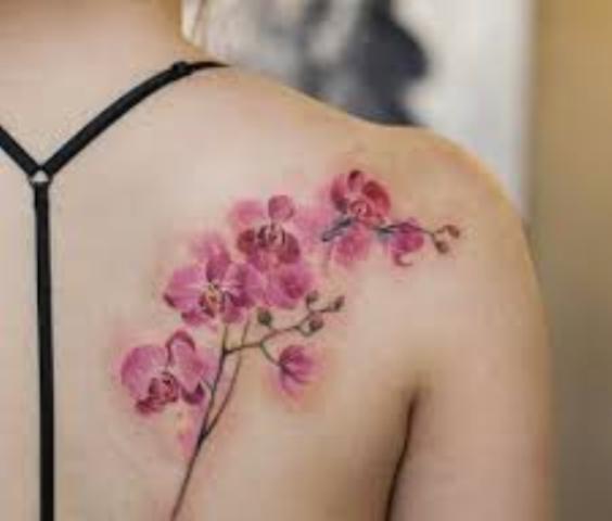 para mujeres 11 - tatuajes de orquídeas