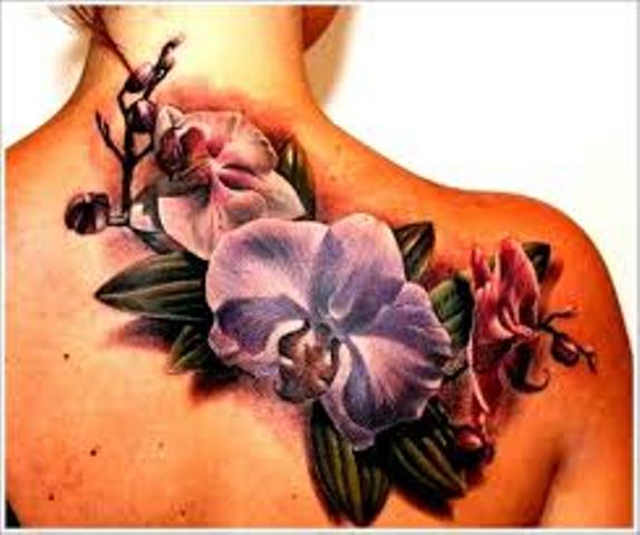 para mujeres 9 - tatuajes de orquídeas