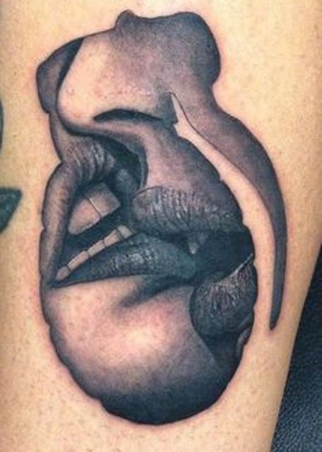 besos 5 - Tatuajes de labios