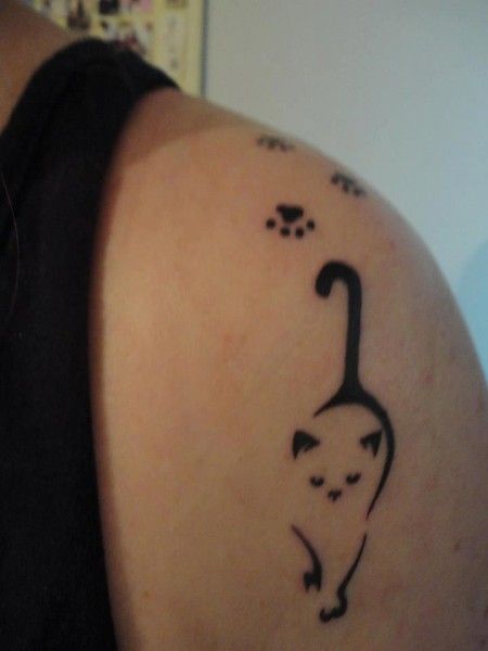 de gatos 14 - Tatuajes minimalistas