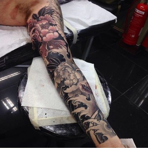 en el brazo 3 - Tatuajes japoneses