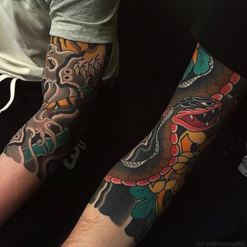 en el brazo 7 - Tatuajes japoneses