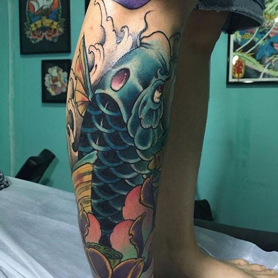 japonese pierna 1 - Tatuajes japoneses