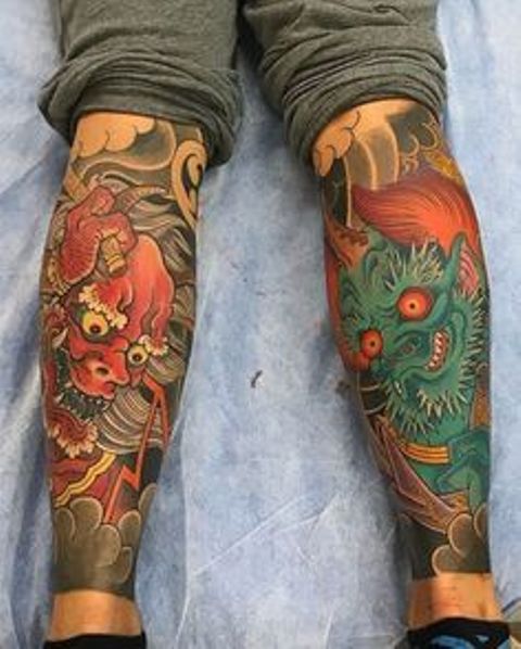 japonese pierna 7 - Tatuajes japoneses