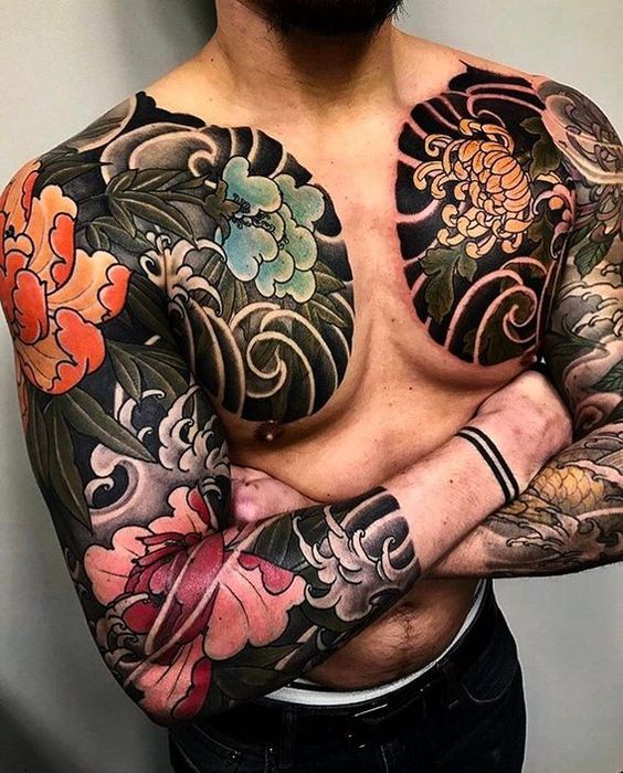 japoneses para hombres 3 - Tatuajes japoneses