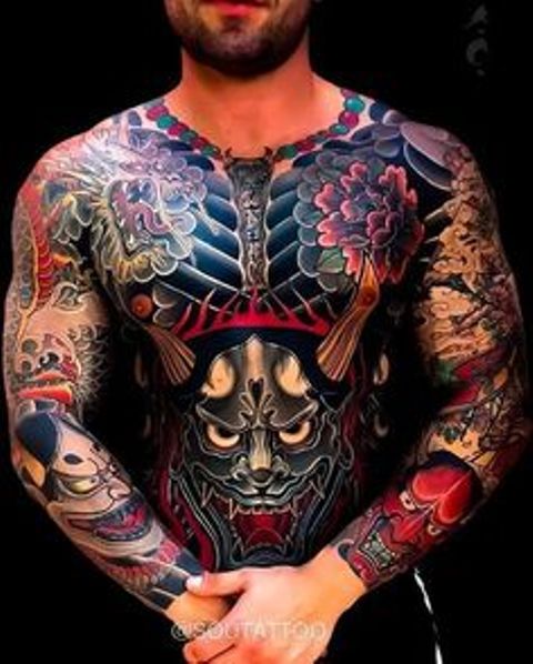 japoneses para hombres 4 - Tatuajes japoneses