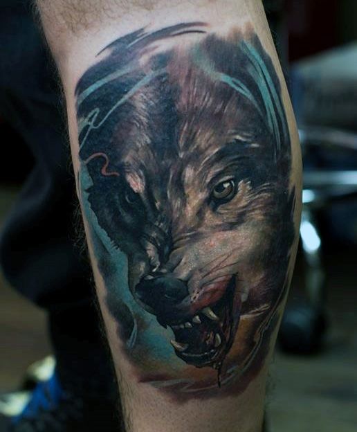 lobo tattoo 1 - tatuajes de lobos