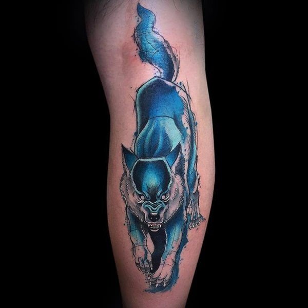 lobo tattoo 5 - tatuajes de lobos