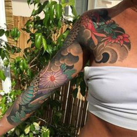 para mujeres 4 - Tatuajes japoneses
