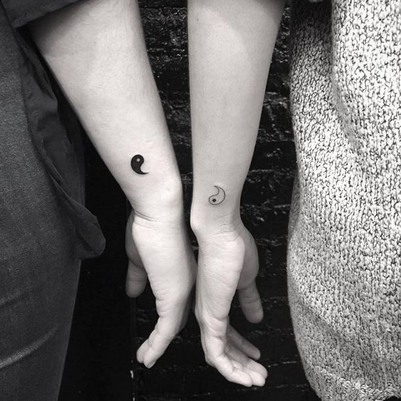 para parejas 4 - Tatuajes minimalistas