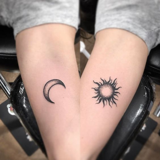 para parejas 7 - Tatuajes minimalistas