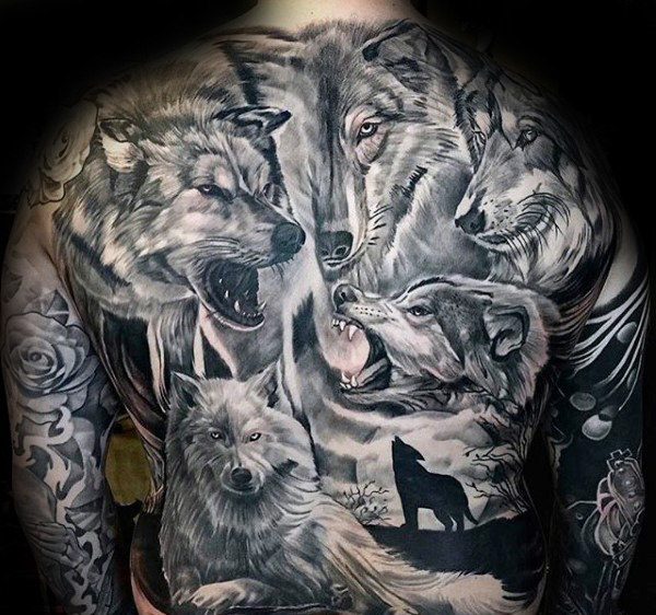 tattoo lobos siberianos significado 2 - tatuajes de lobos