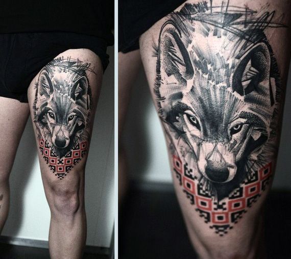 tatuajes de un lobo 3 - tatuajes de lobos