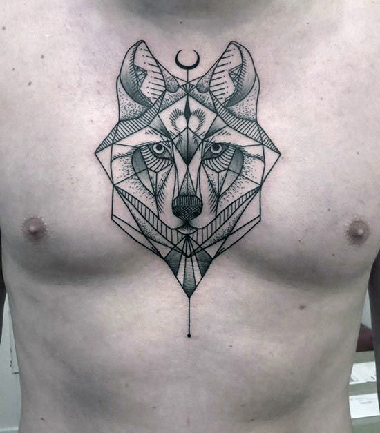 tatuajes lobo geométricos significado tattoo 3 - tatuajes de lobos