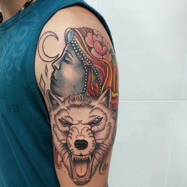 tatuajes lobos feroces significado 5 - tatuajes de lobos