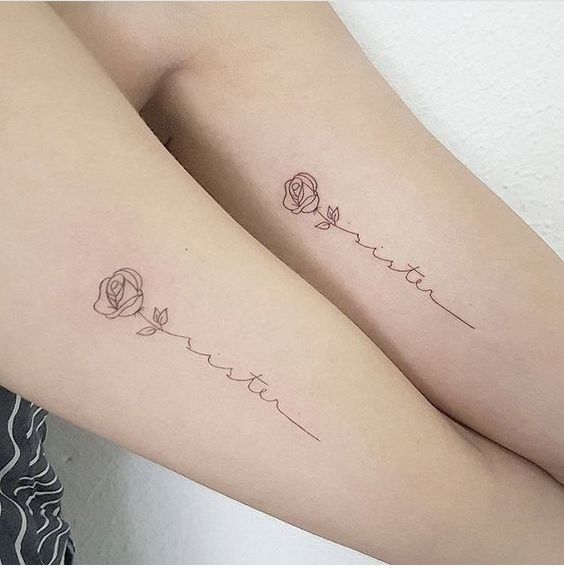 amigas hermanas 1 - Tatuajes para amigas