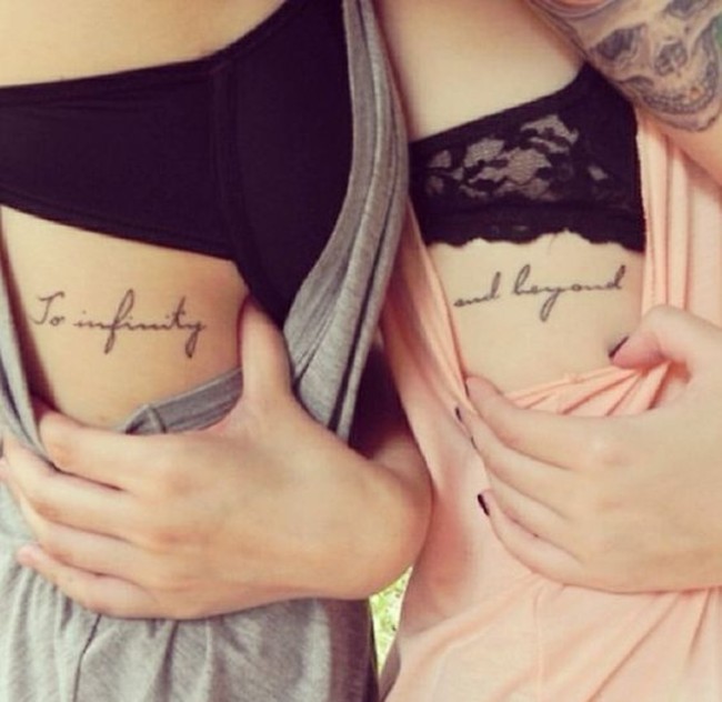amigas para siempre 2 - Tatuajes para amigas