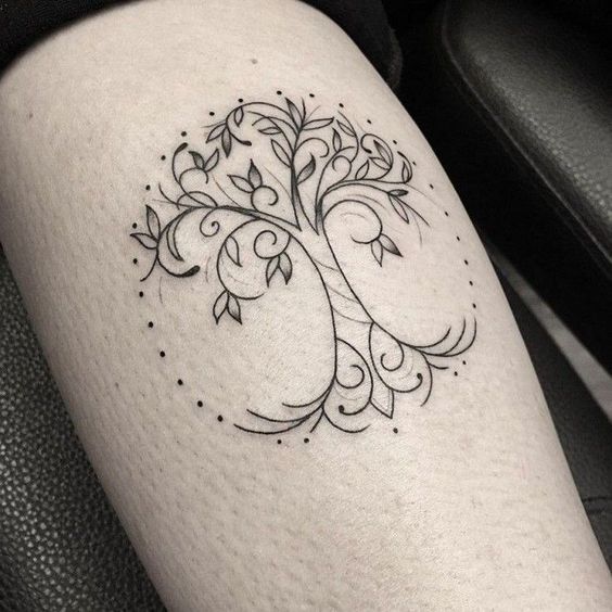 arboles en el brazo 4 - tatuajes de árboles