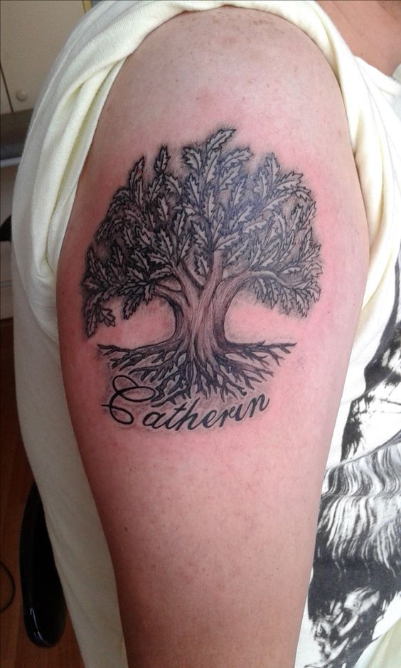 con nombres 2 - tatuajes de árboles