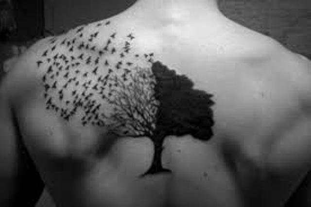 con pajaros 5 - tatuajes de árboles