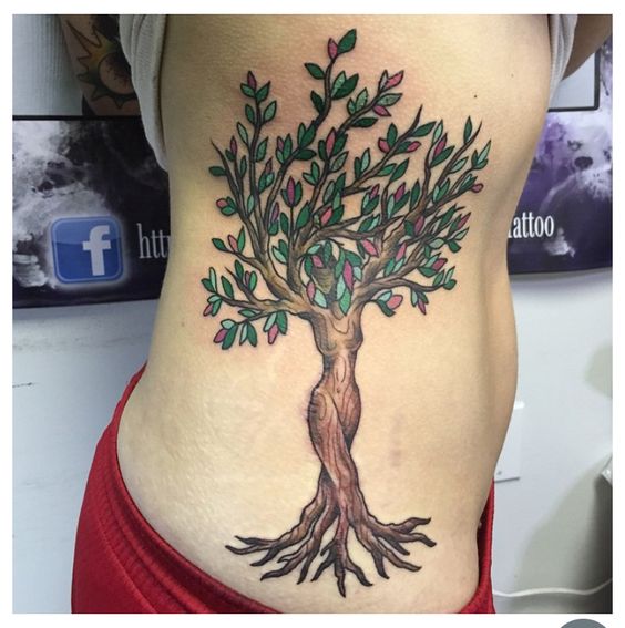 con raices 1 - tatuajes de árboles