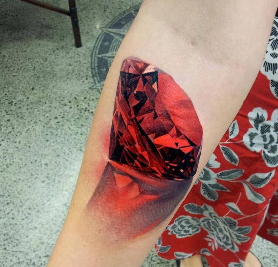 de diamantes realistas 5 - Tatuajes de diamantes