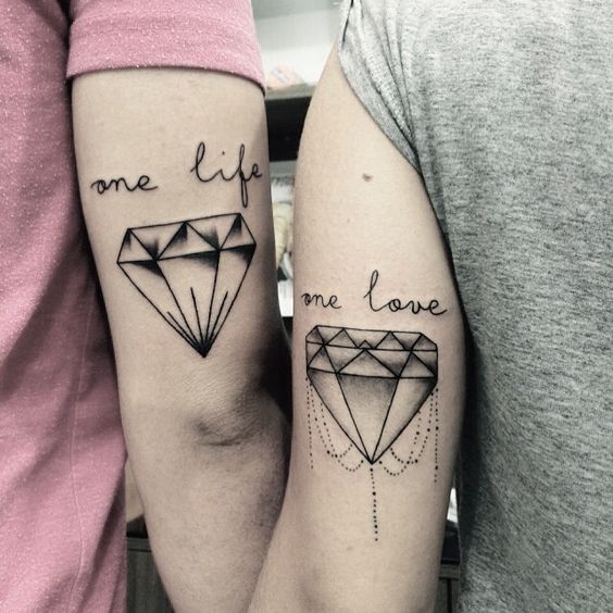 diamantes con frases 1 - Tatuajes de diamantes