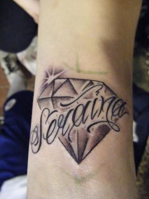 diamantes con frases 2 - Tatuajes de diamantes