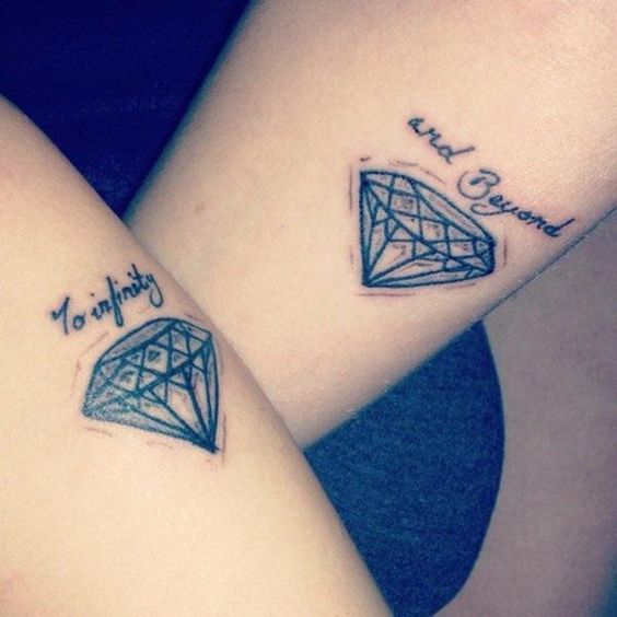 diamantes con frases 6 - Tatuajes de diamantes