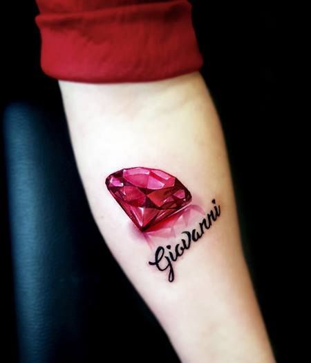 diamantes en colores 2 - Tatuajes de diamantes