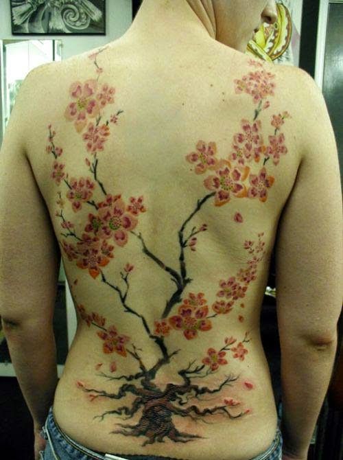 en la espalda 6 - tatuajes de árboles