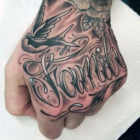 en la mano para hombres 8 - tatuajes en la mano