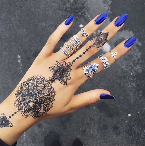 en la mano y dedos 4 - tatuajes en la mano