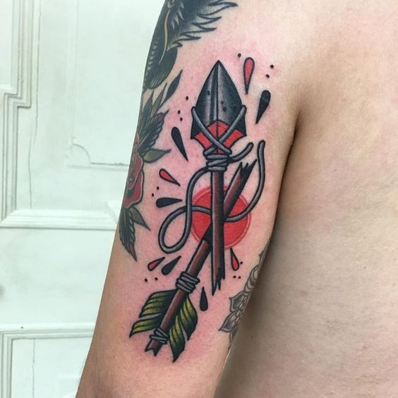 flechas indias 1 - tatuajes de flechas