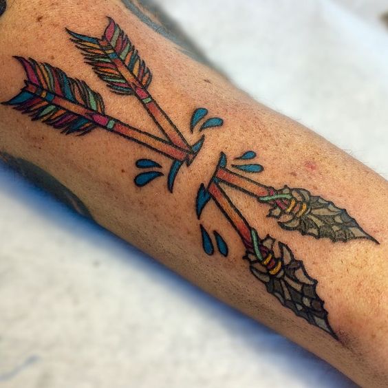 flechas indias 2 - tatuajes de flechas