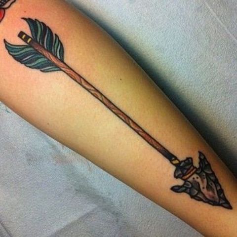 flechas indias 4 - tatuajes de flechas