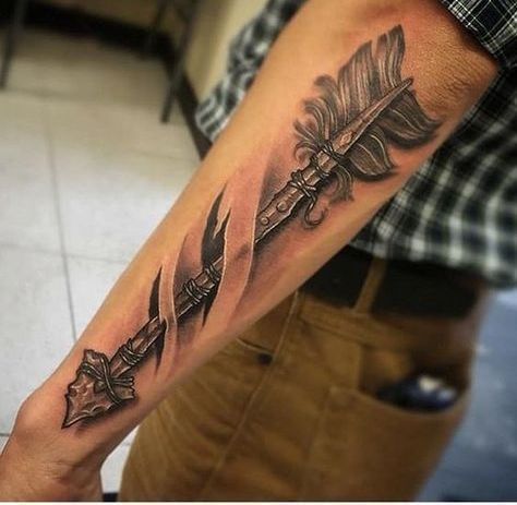 flechas para hombres 1 - tatuajes de flechas