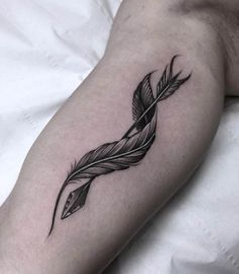 flechas para hombres 7 - tatuajes de flechas