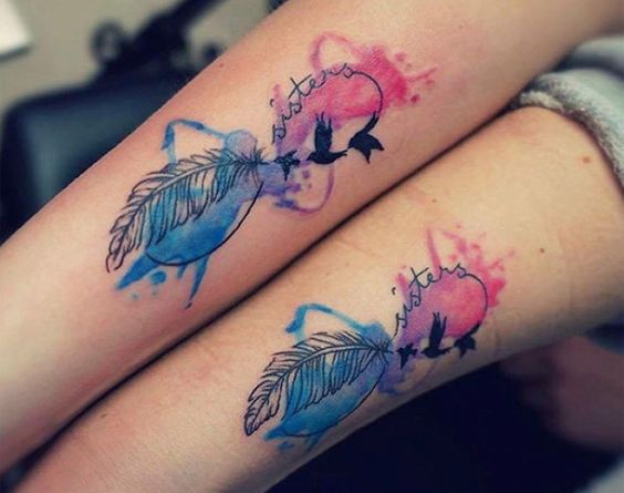 hermanas bonitos 2 - tatuajes para hermanas