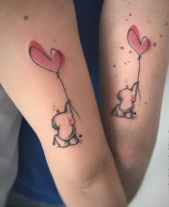 hermanas bonitos - tatuajes de infinito