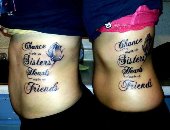 hermanas de frases 3 - tatuajes para hermanas