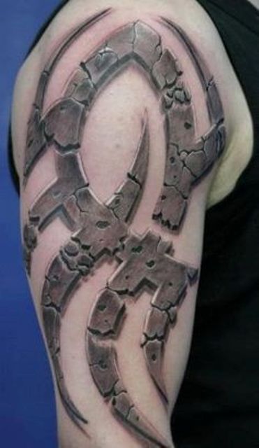 hombro tribales 2 - Tatuajes en el hombro