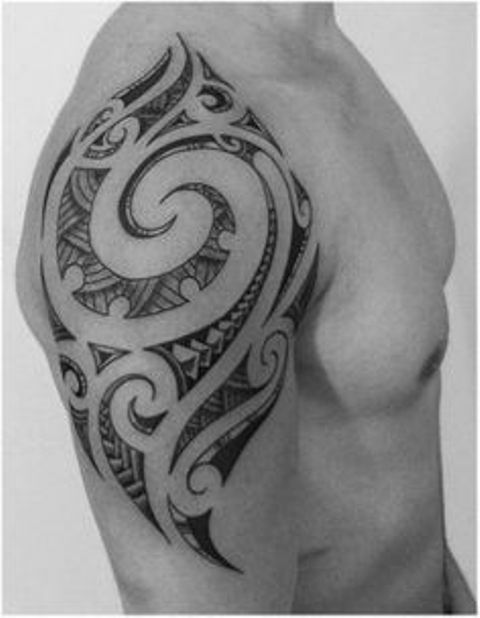 hombro tribales 5 - Tatuajes en el hombro