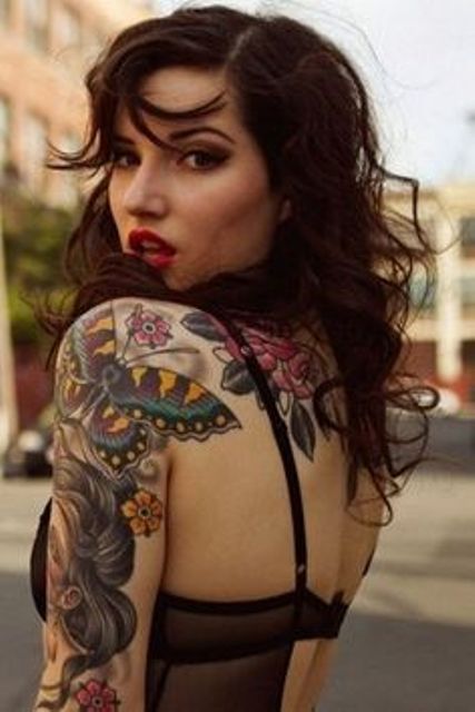 hombro tribales 8 - tatuajes para mujeres