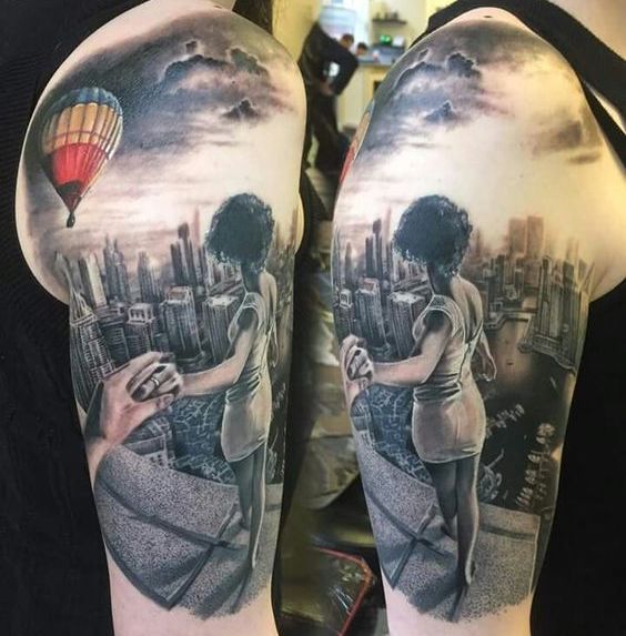 hombro y brazo - Tatuajes en el hombro